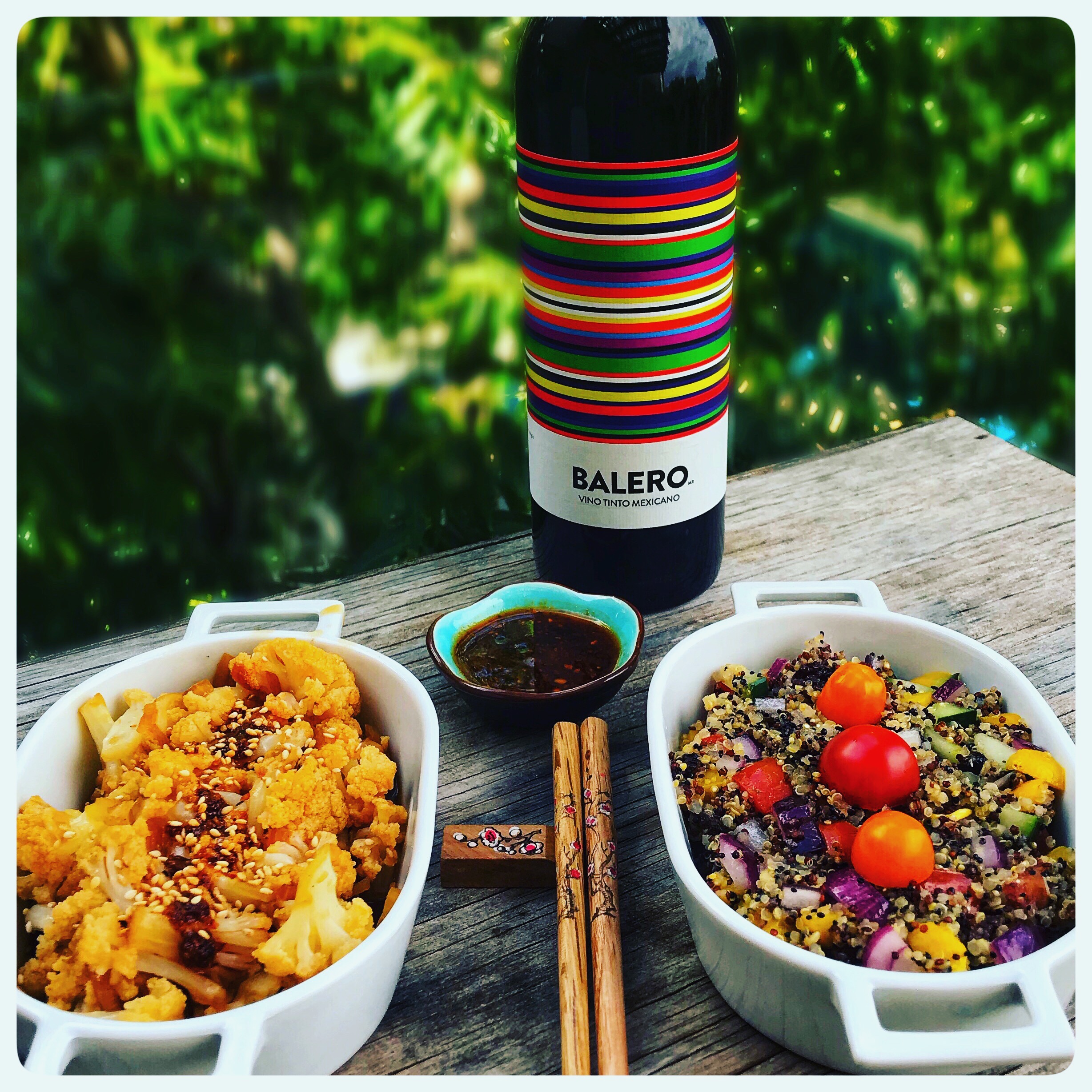 Quinoa multicolor – Restaurant Catch Thompson Playa del Carmen