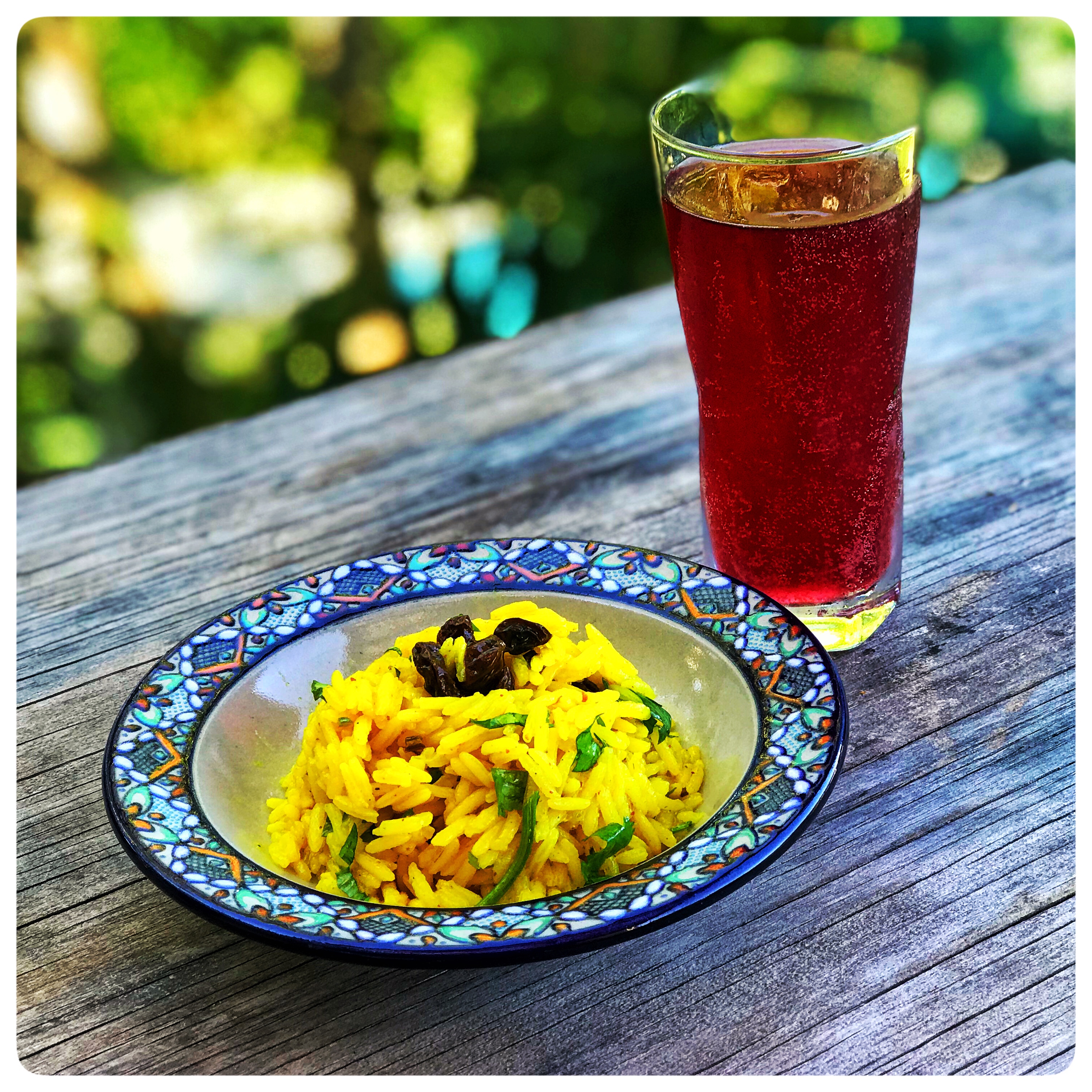 Arroz de jazmín con Cúrcuma y Jengibre